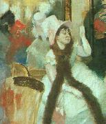 Edgar Degas Portrait after a Costume Ball Sweden oil painting artist